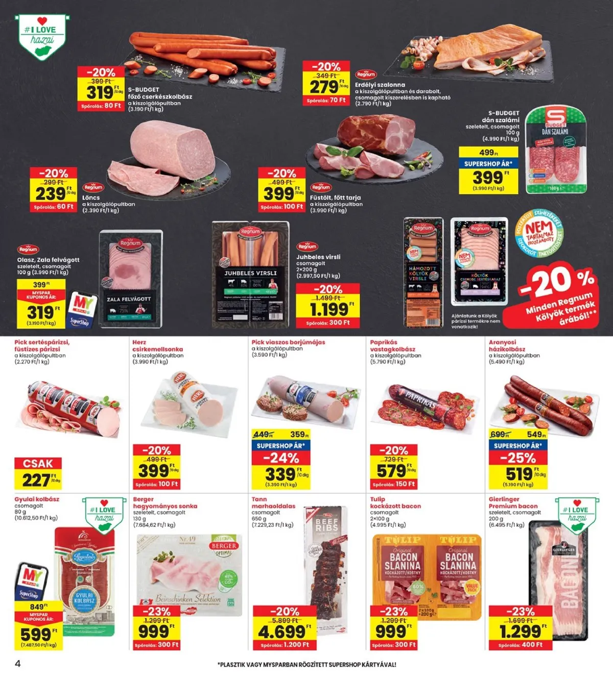 Interspar akciós újság 10.30–11.05 – 4. oldal