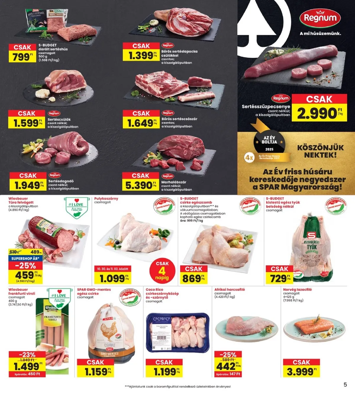 Interspar akciós újság 10.30–11.05 – 5. oldal