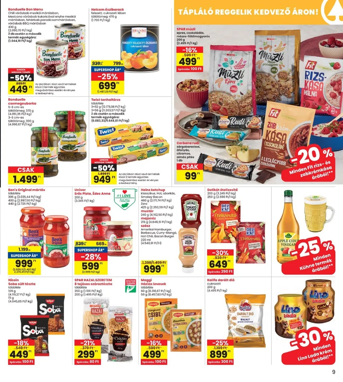 Interspar akciós újság 10.30–11.05 – 9. oldal