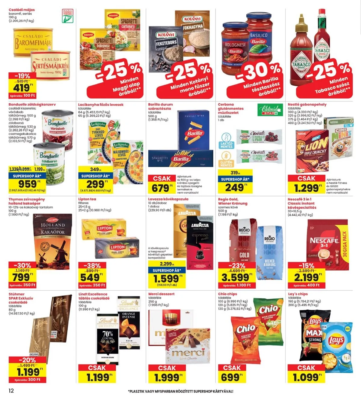 Interspar akciós újság 11.06–11.12 – 12. oldal