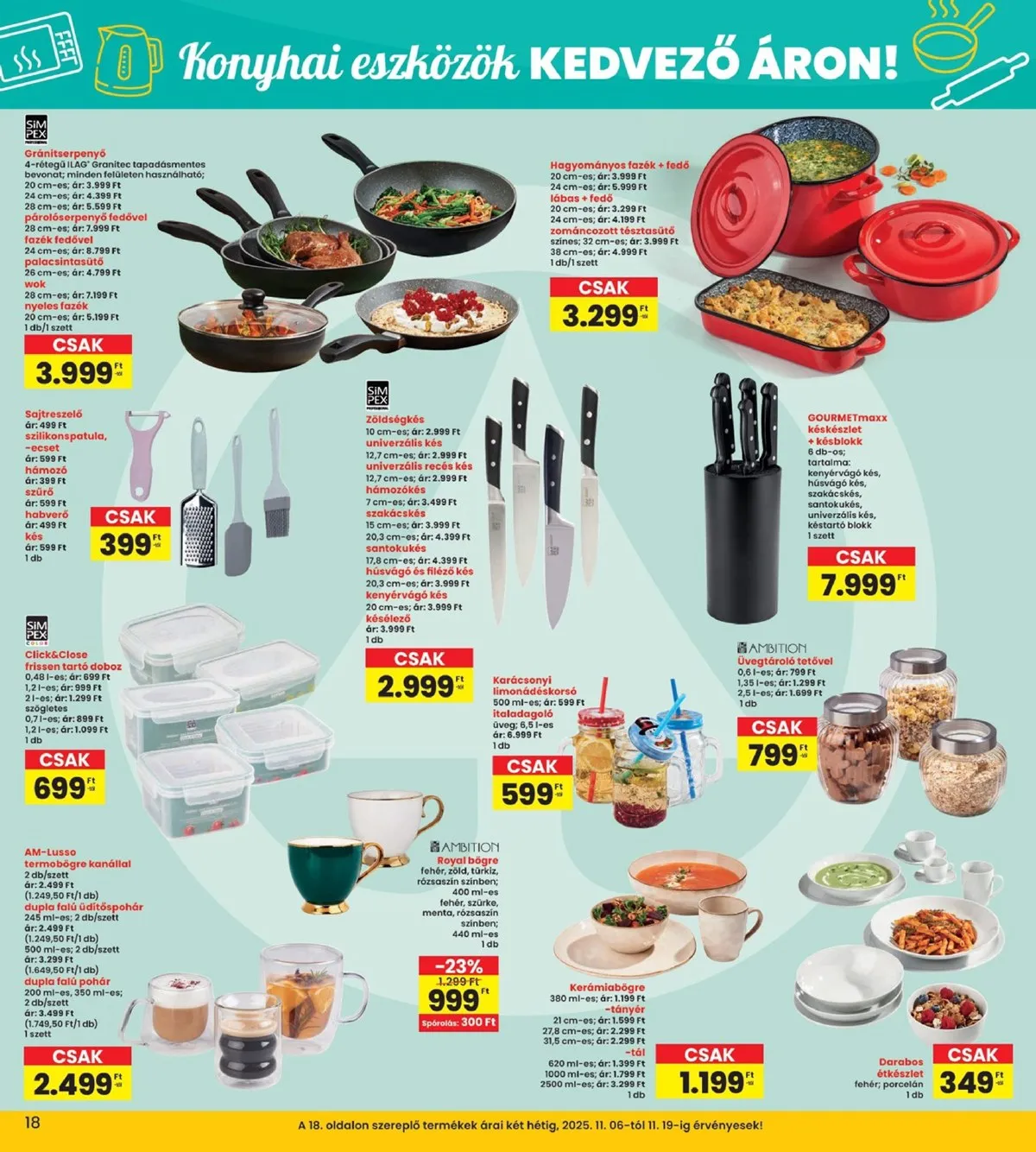 Interspar akciós újság 11.06–11.12 – 18. oldal