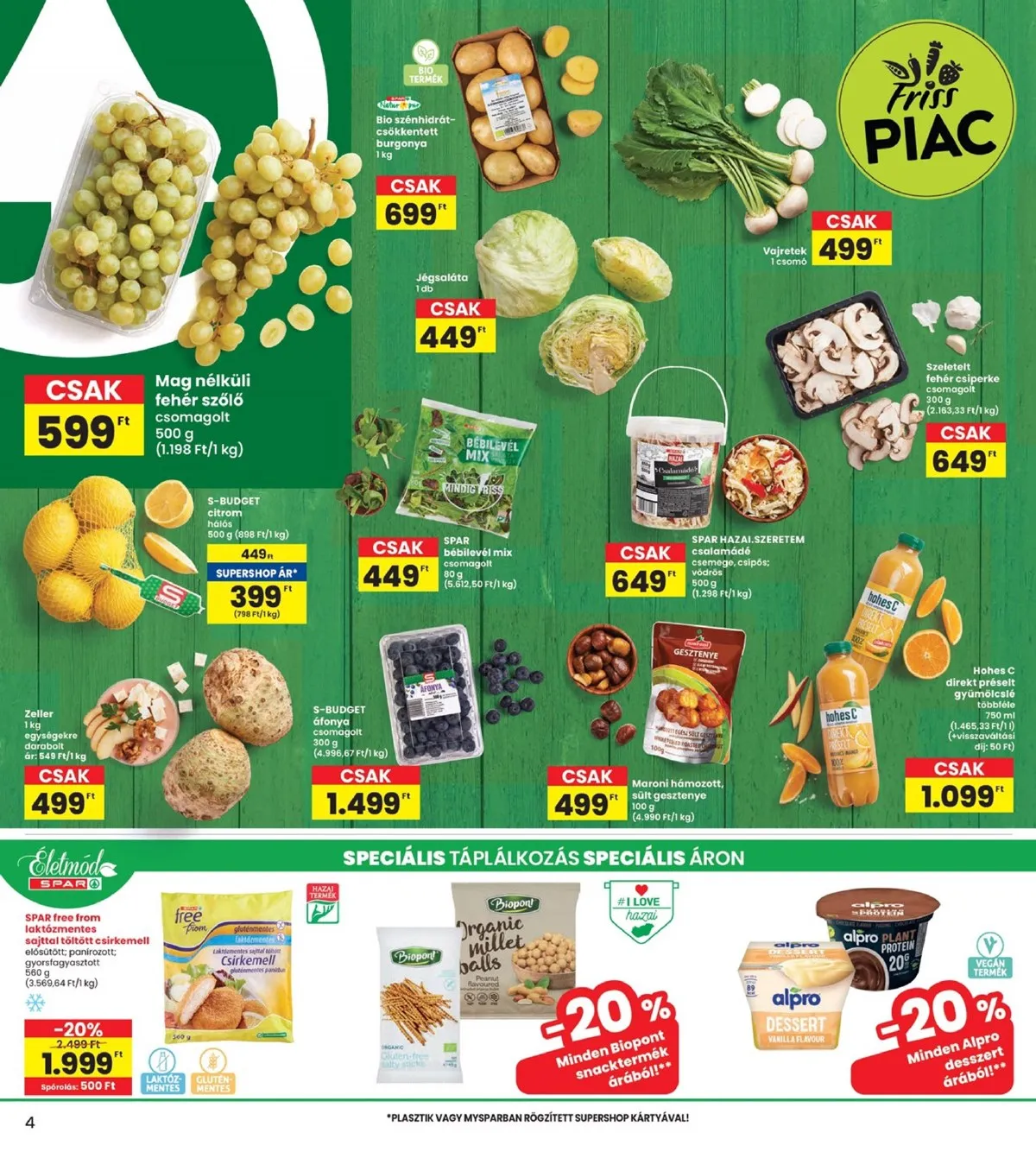 Interspar akciós újság 11.06–11.12 – 4. oldal