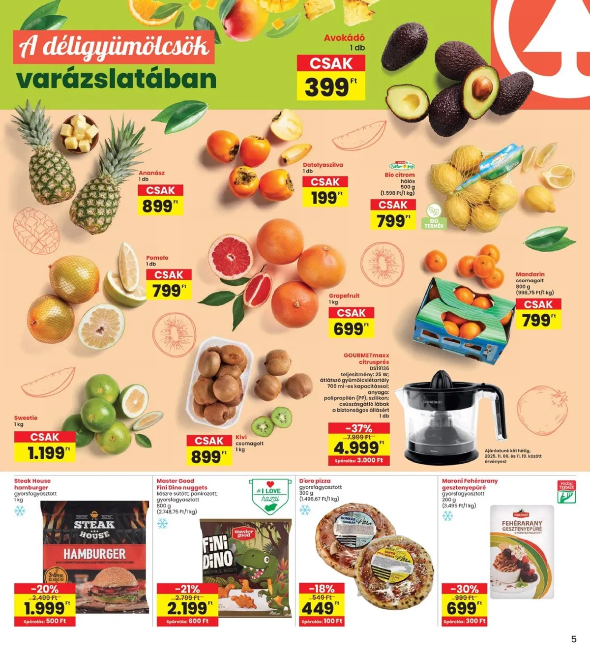 Interspar akciós újság 11.06–11.12 – 5. oldal