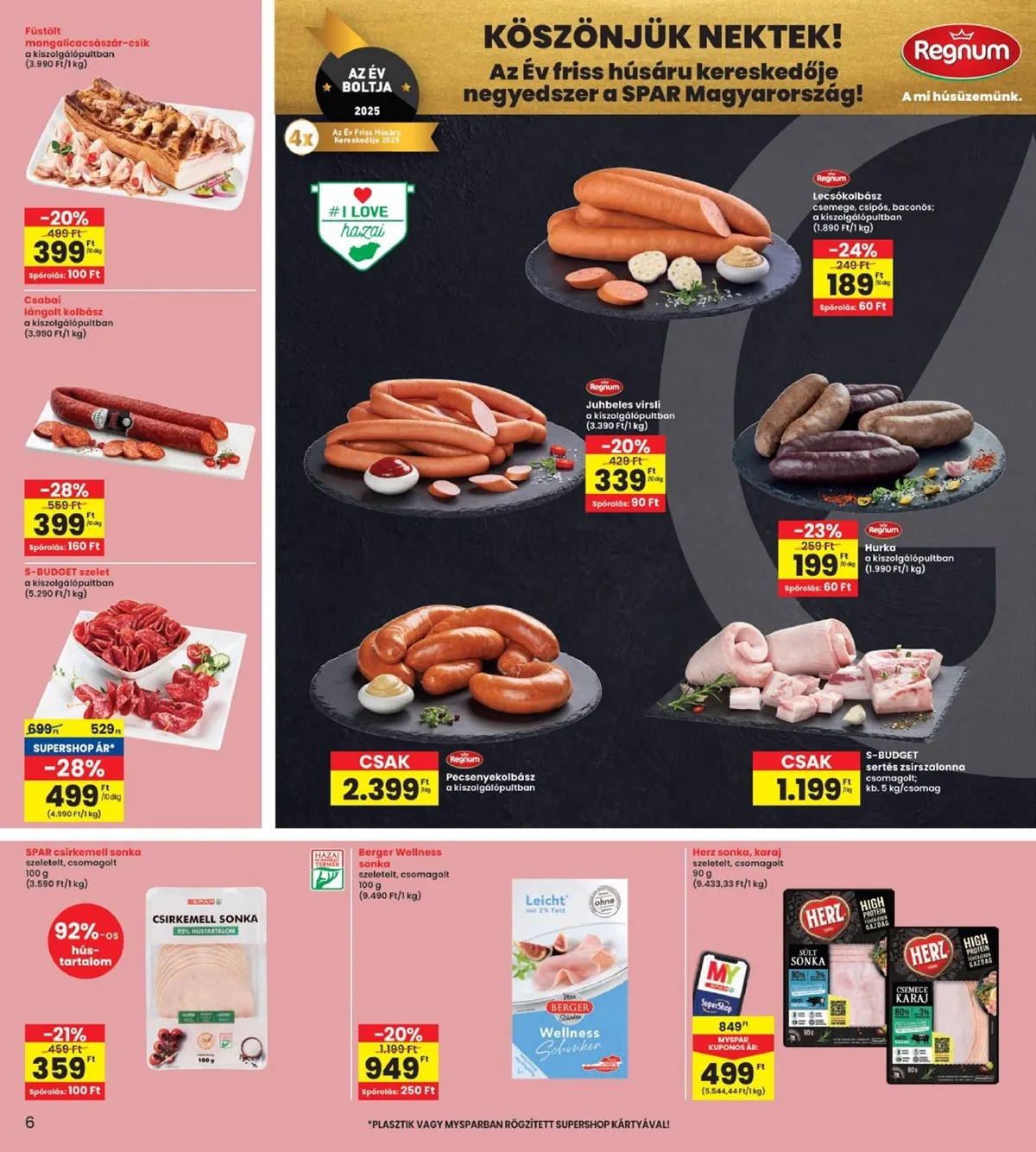 Interspar akciós újság 11.06–11.12 – 6. oldal