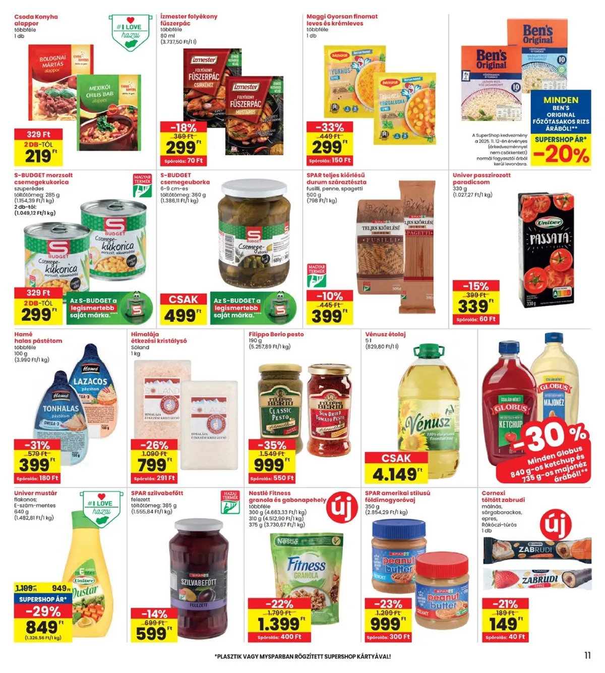 Interspar akciós újság 11.13–11.19 – 11. oldal