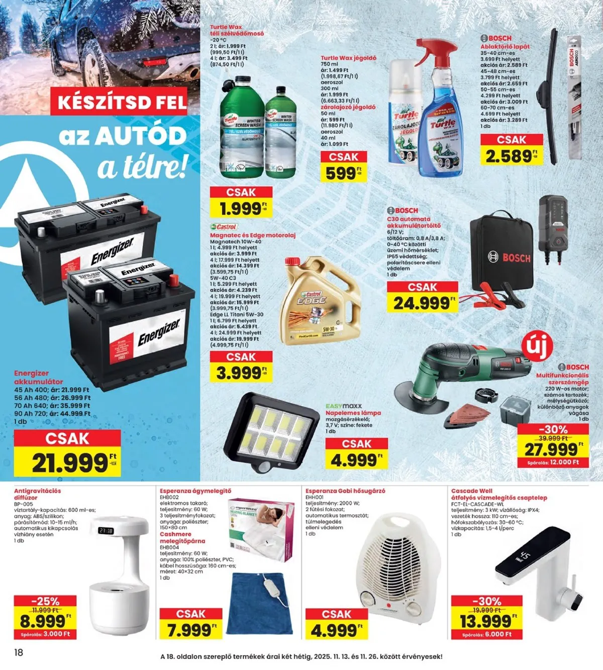 Interspar akciós újság 11.13–11.19 – 18. oldal