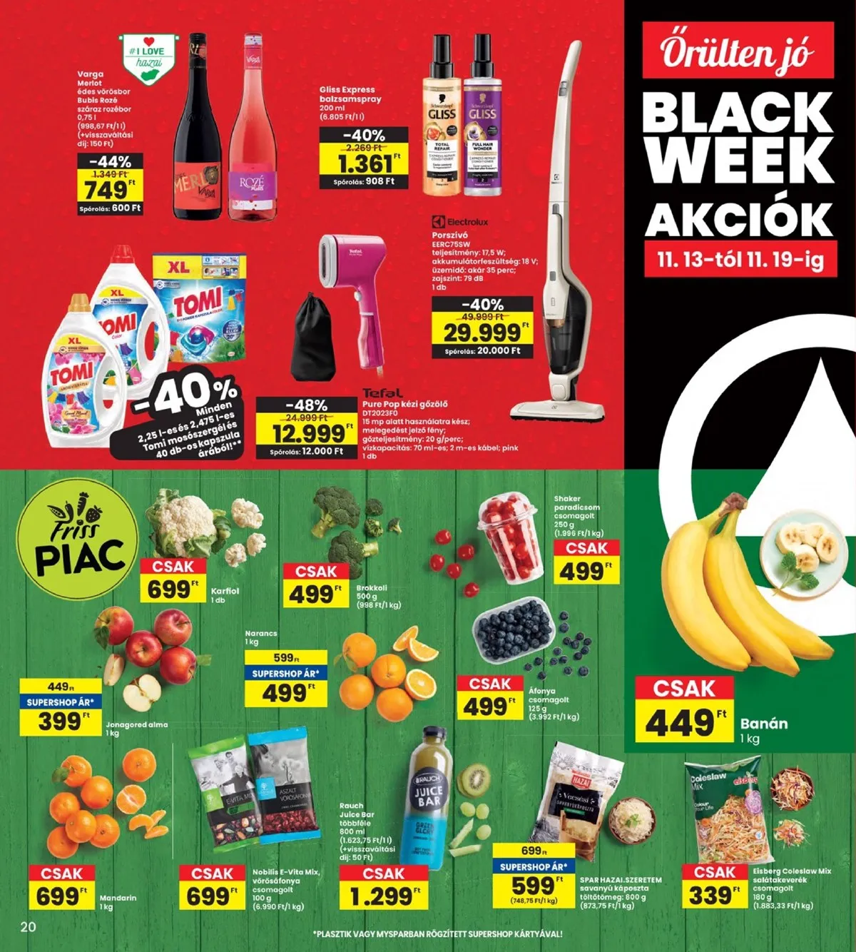 Interspar akciós újság 11.13–11.19 – 20. oldal