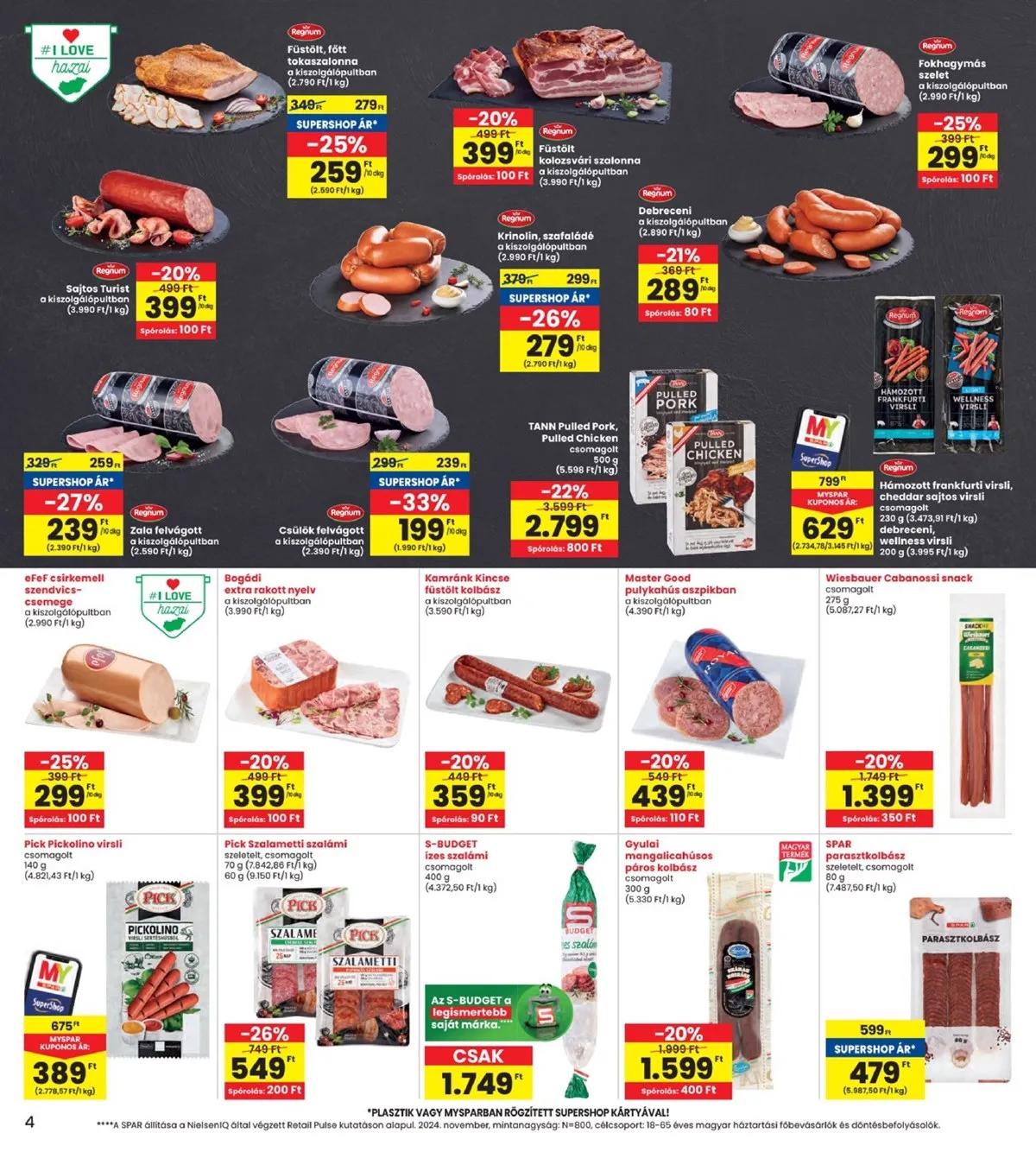 Interspar akciós újság 11.13–11.19 – 4. oldal