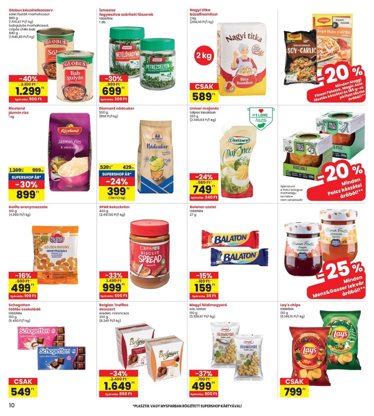 Interspar akciós újság 11.20–11.26 – 10. oldal