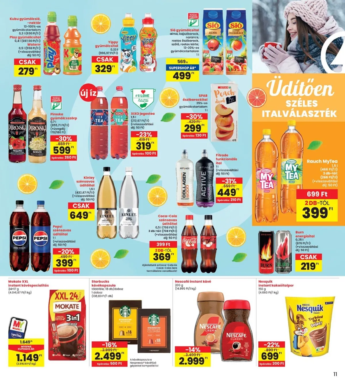 Interspar akciós újság 11.20–11.26 – 11. oldal