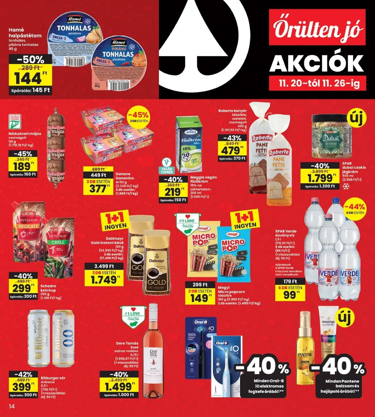 Interspar akciós újság 11.20–11.26 – 14. oldal