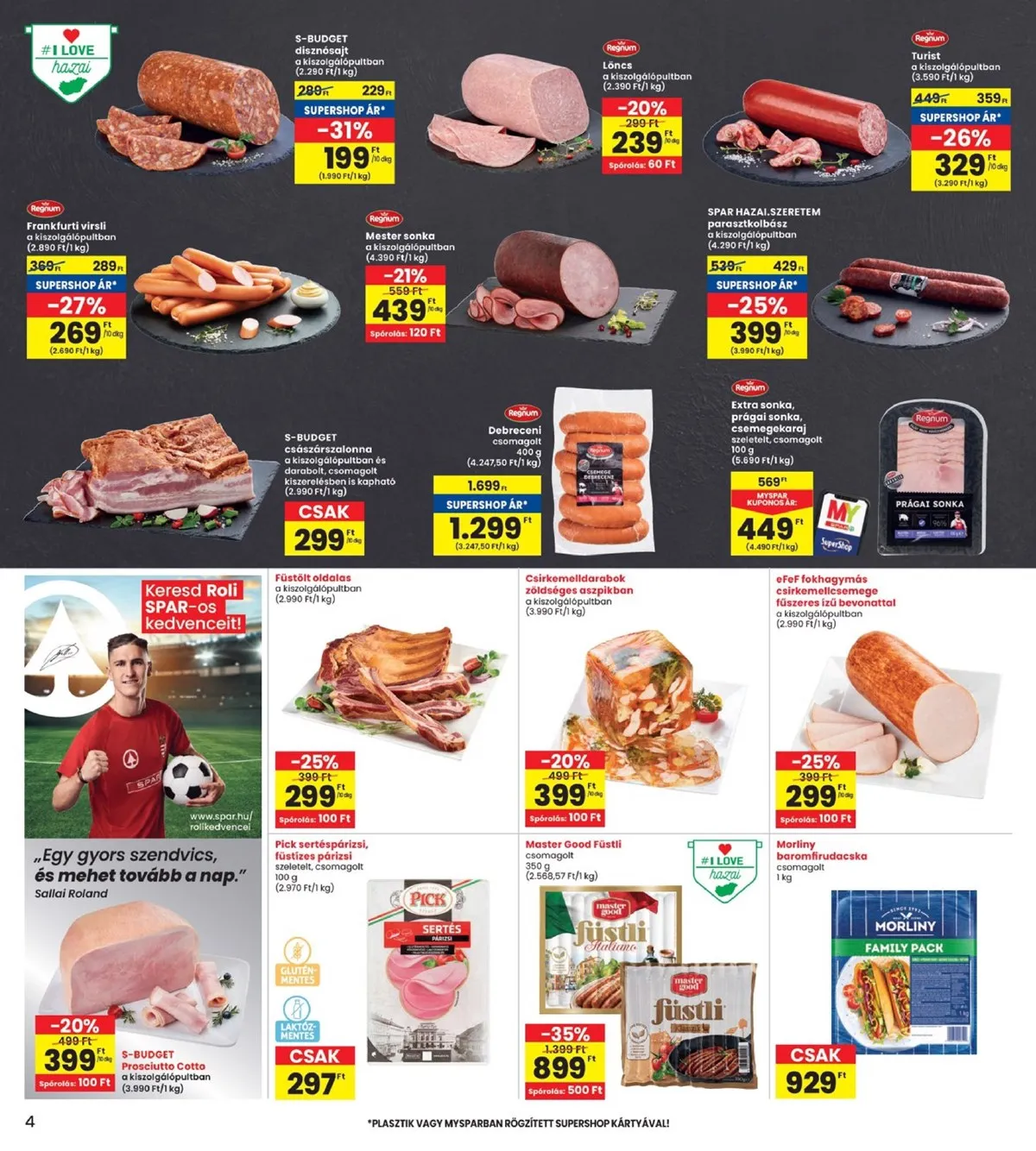 Interspar akciós újság 11.20–11.26 – 4. oldal