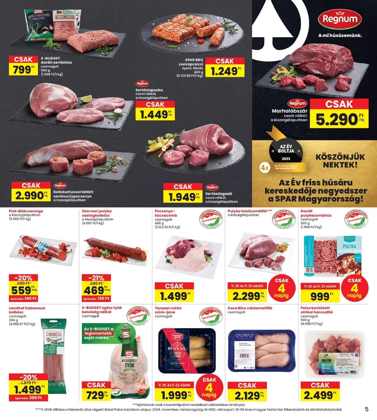 Interspar akciós újság 11.20–11.26 – 5. oldal
