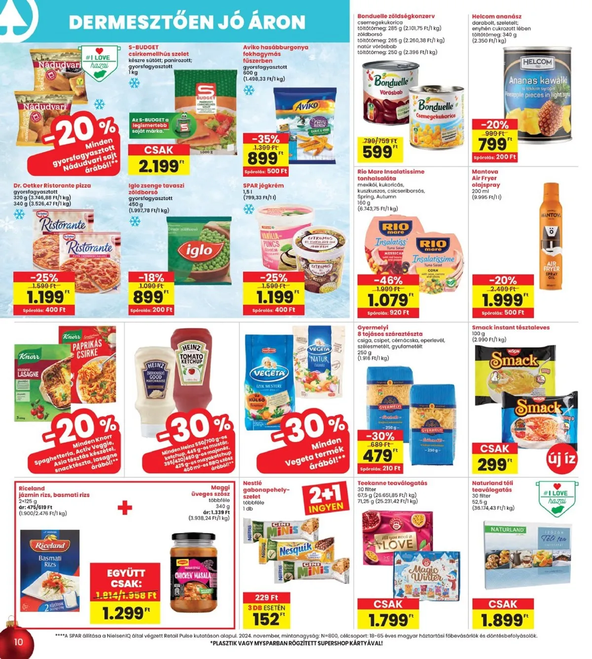 Interspar akciós újság 11.27–12.03 – 10. oldal