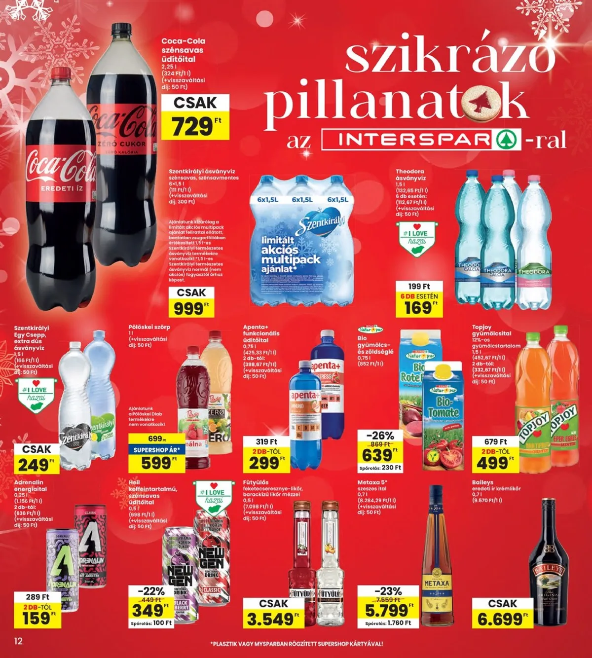 Interspar akciós újság 11.27–12.03 – 12. oldal