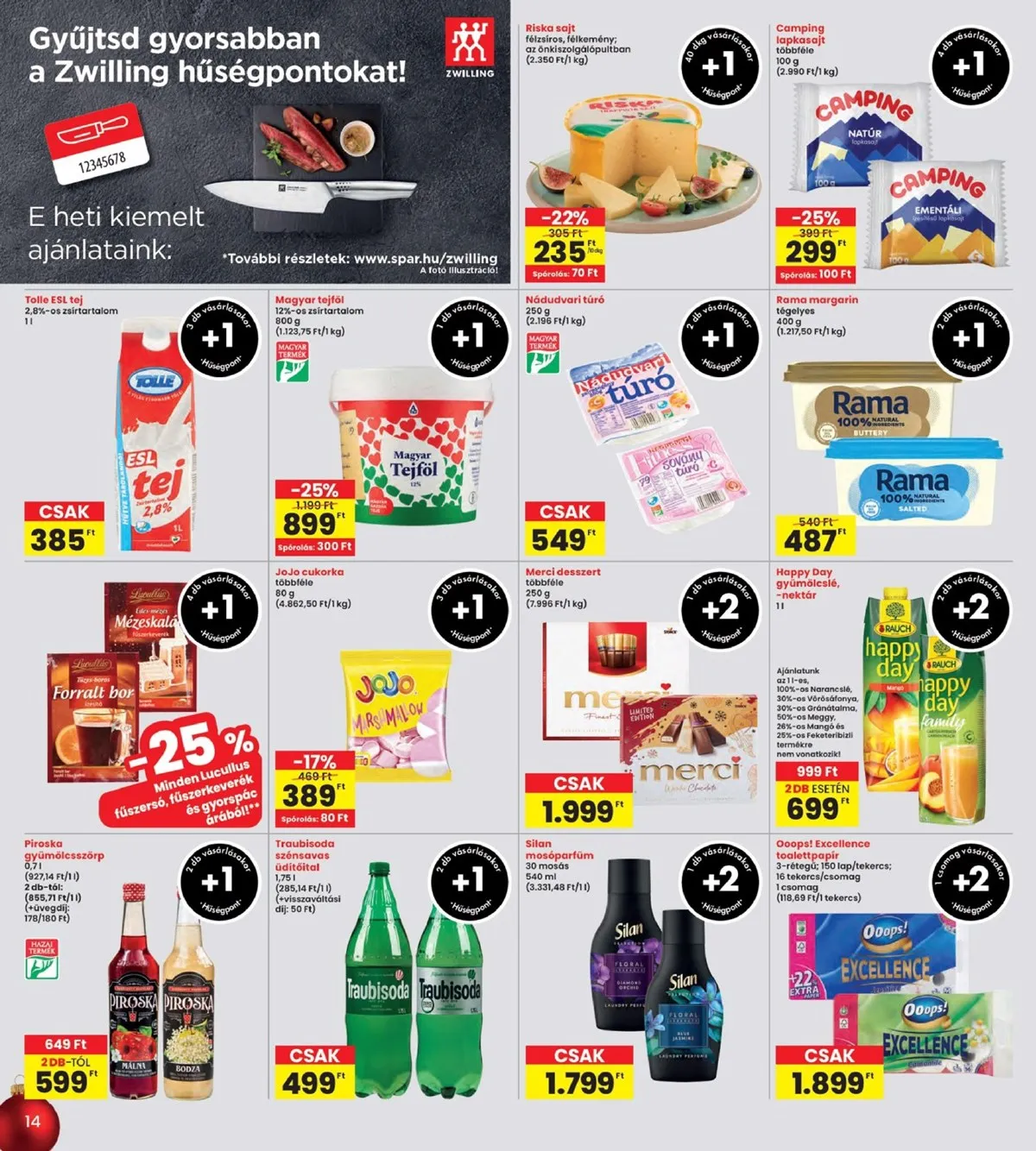 Interspar akciós újság 11.27–12.03 – 14. oldal