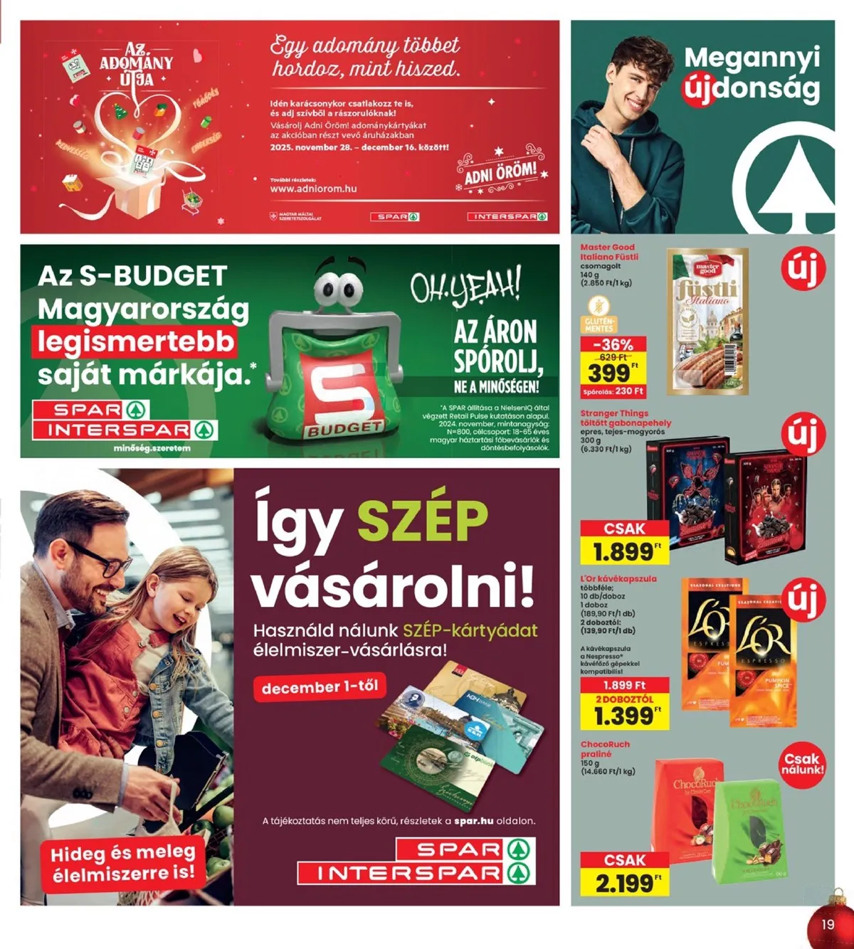 Interspar akciós újság 11.27–12.03 – 19. oldal