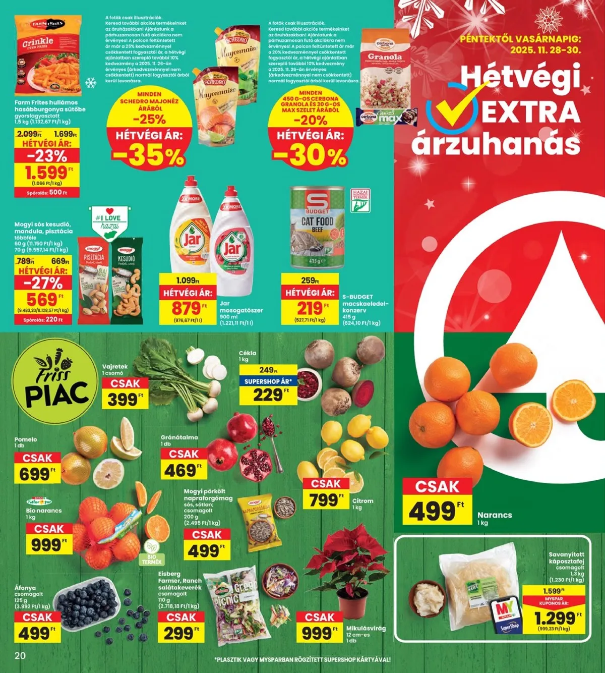 Interspar akciós újság 11.27–12.03 – 20. oldal