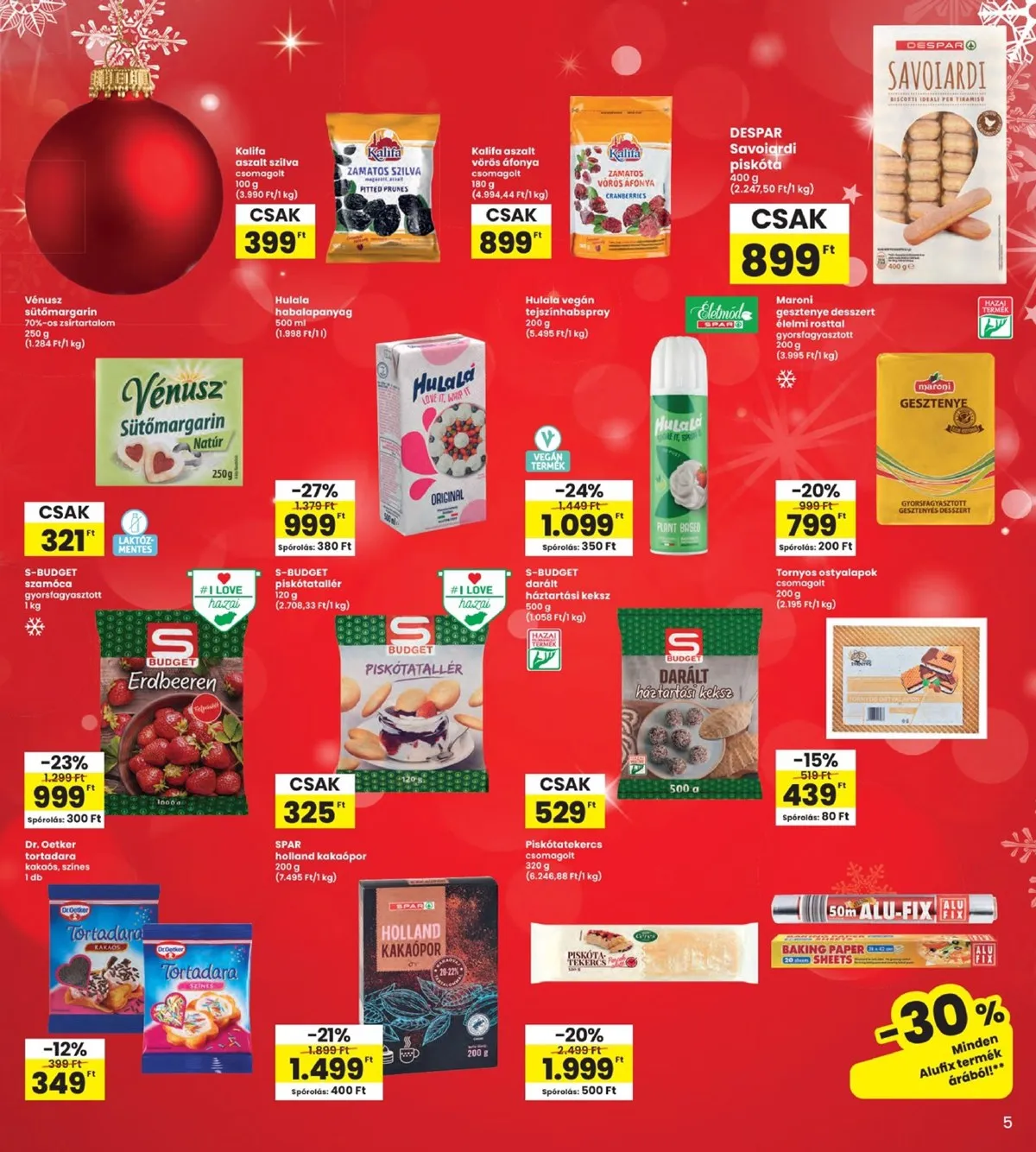 Interspar akciós újság 11.27–12.03 – 5. oldal