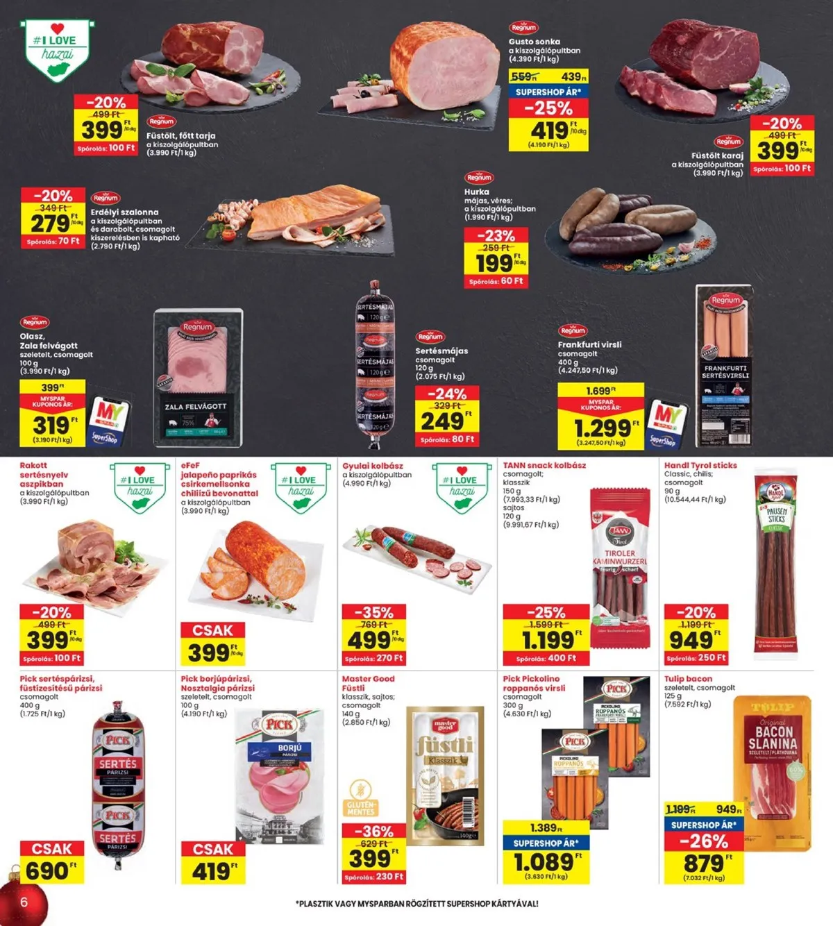 Interspar akciós újság 11.27–12.03 – 6. oldal