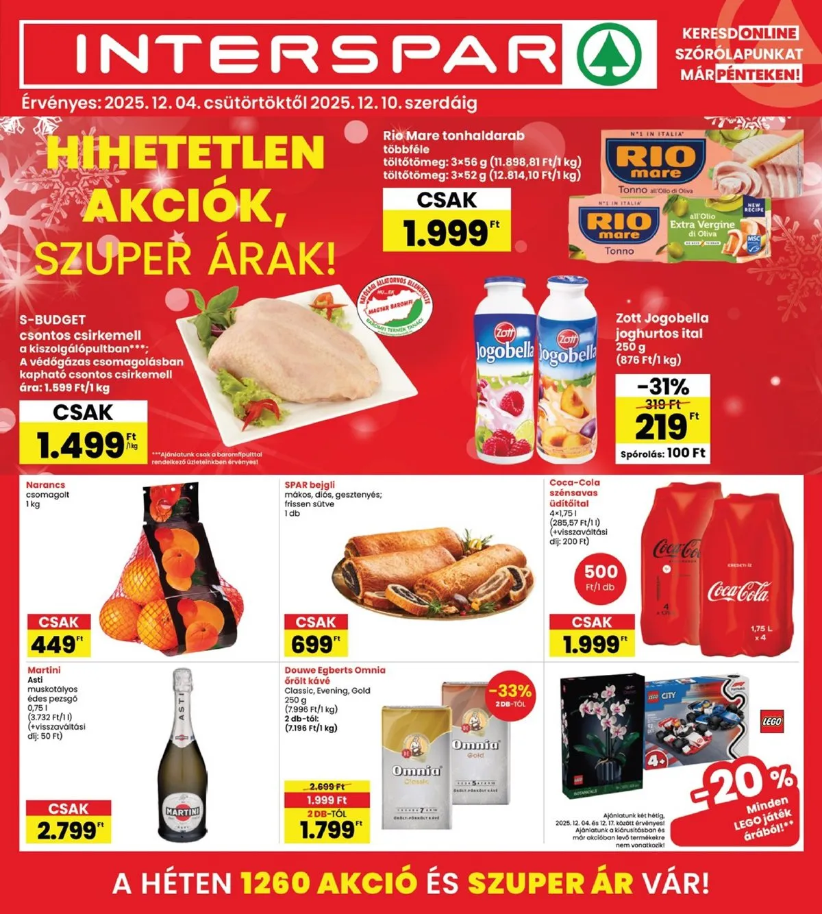Interspar akciós újság 12.04–12.10