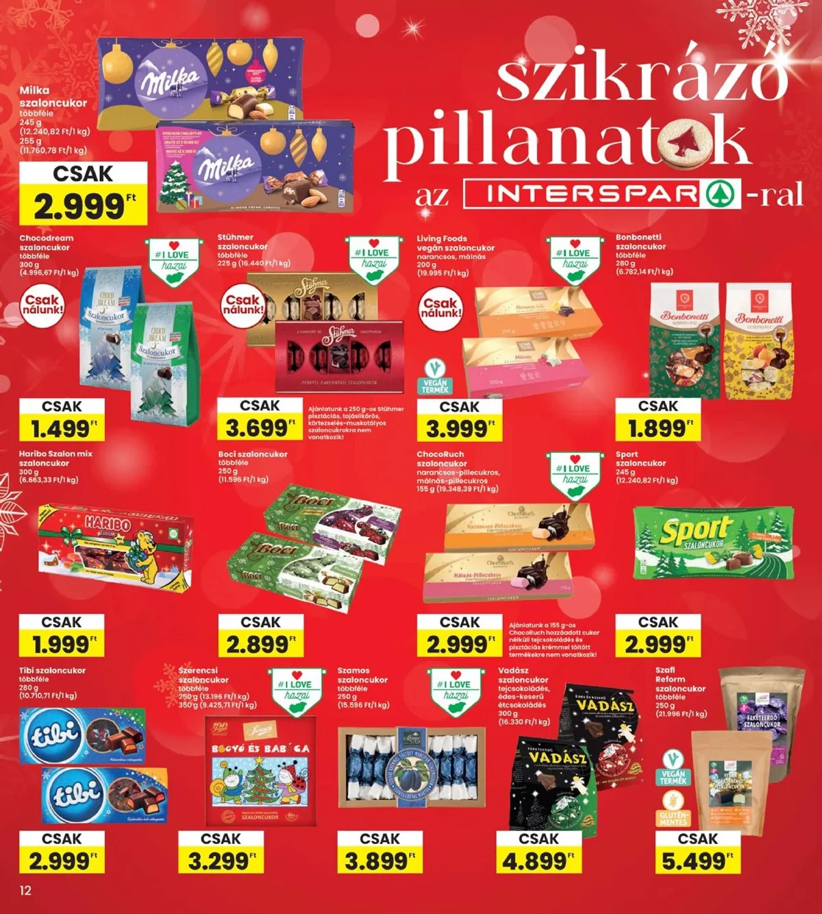 Interspar akciós újság 12.04–12.10 – 12. oldal