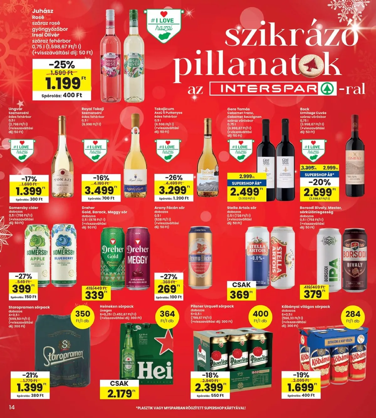 Interspar akciós újság 12.04–12.10 – 14. oldal