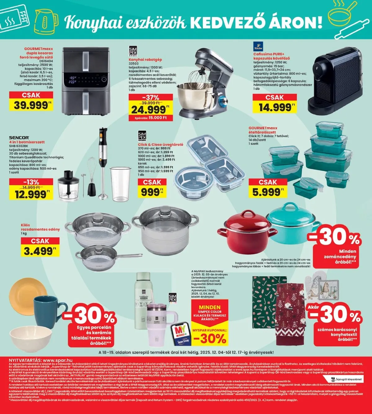 Interspar akciós újság 12.04–12.10 – 18. oldal