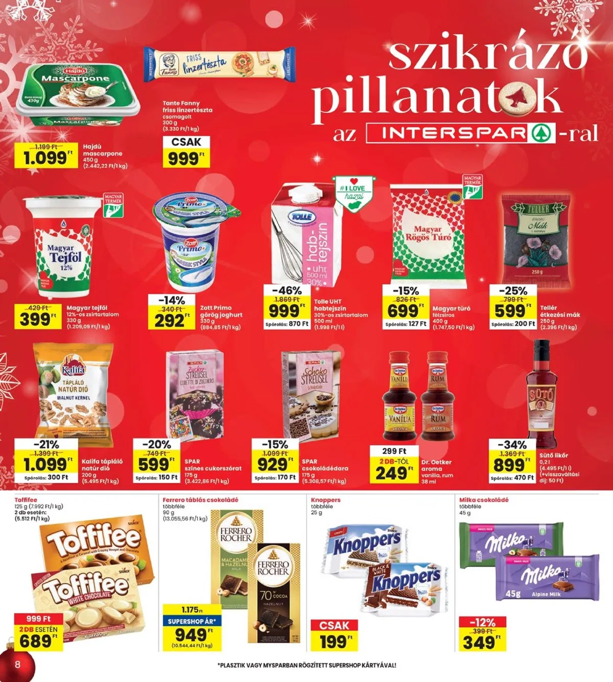 Interspar akciós újság 12.04–12.10 – 8. oldal