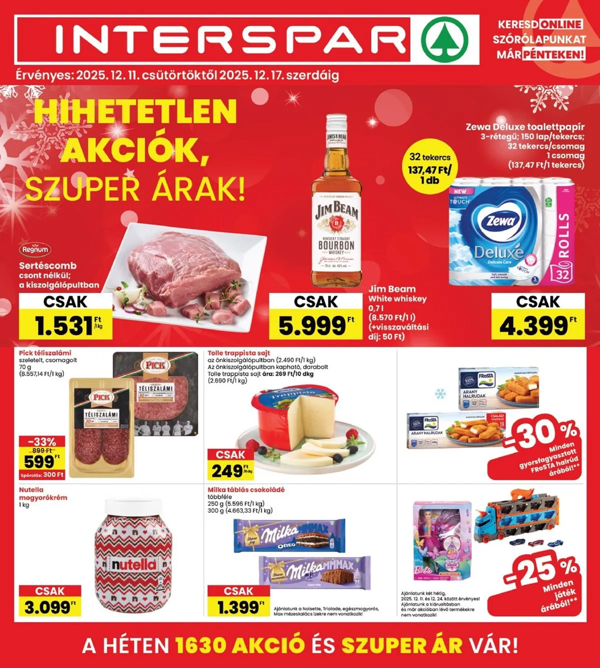 Interspar akciós újság 12.11–12.17
