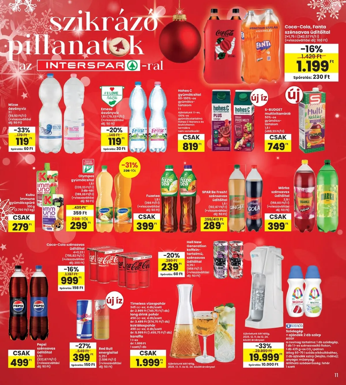 Interspar akciós újság 12.11–12.17 – 11. oldal