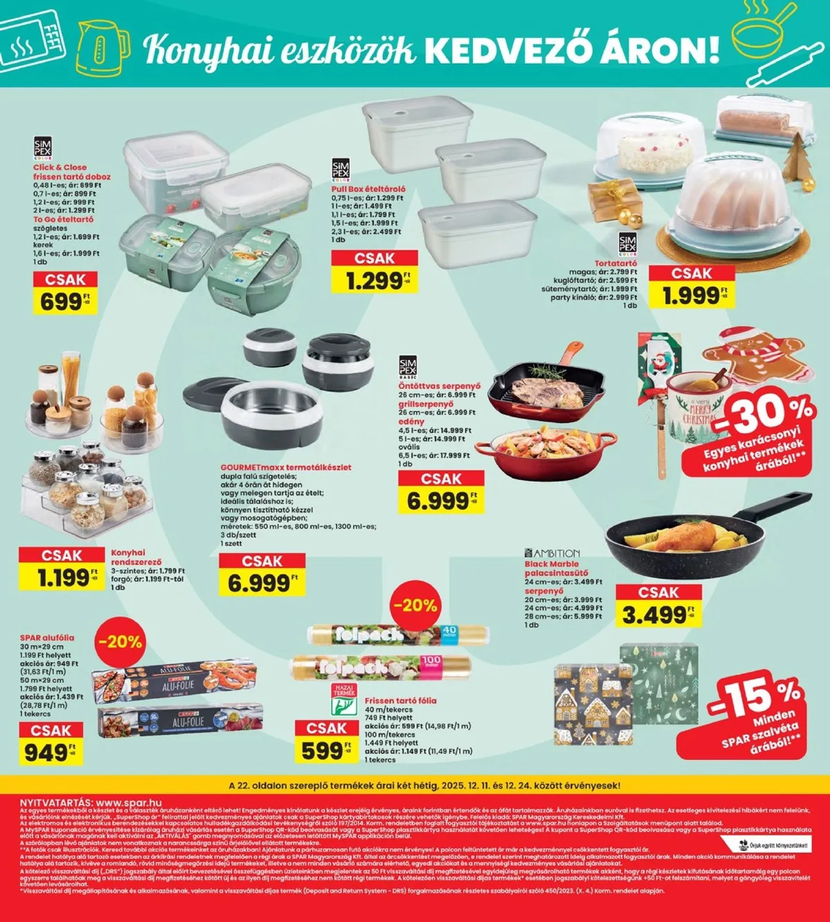 Interspar akciós újság 12.11–12.17 – 22. oldal