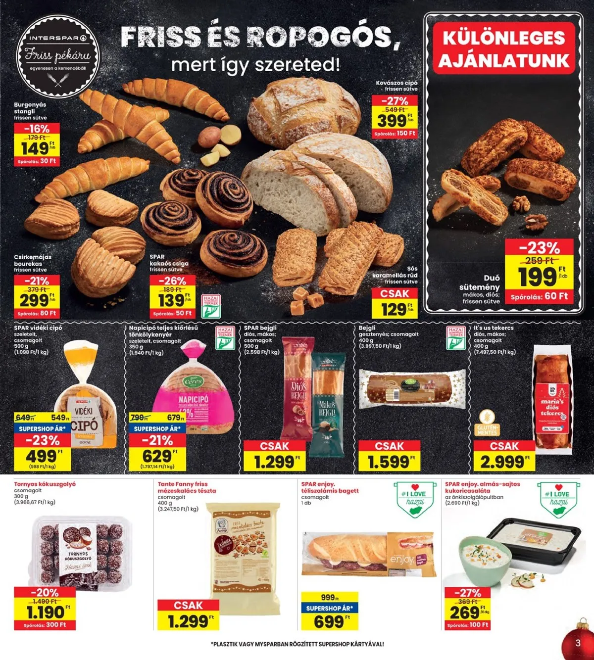 Interspar akciós újság 12.11–12.17 – 3. oldal