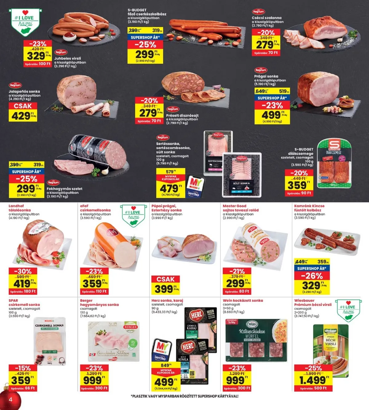 Interspar akciós újság 12.11–12.17 – 4. oldal