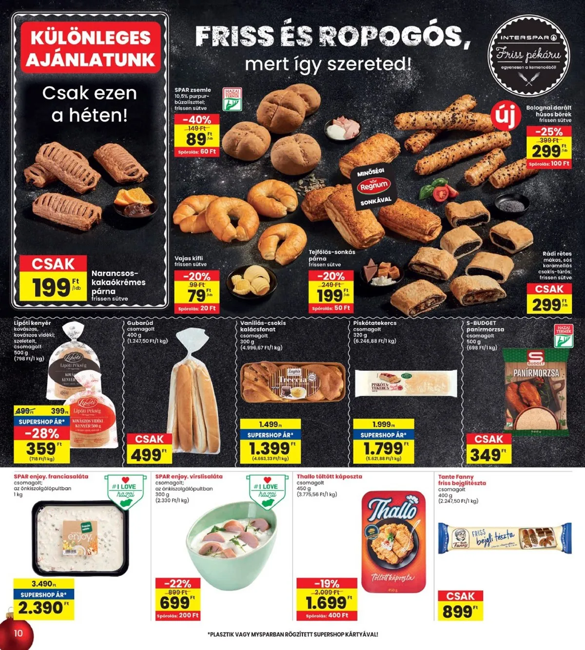 Interspar akciós újság 12.18–12.27 – 10. oldal