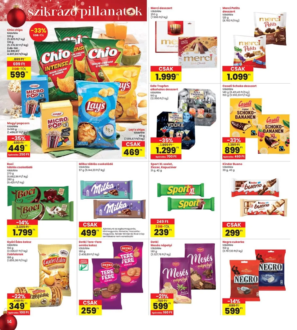 Interspar akciós újság 12.18–12.27 – 14. oldal