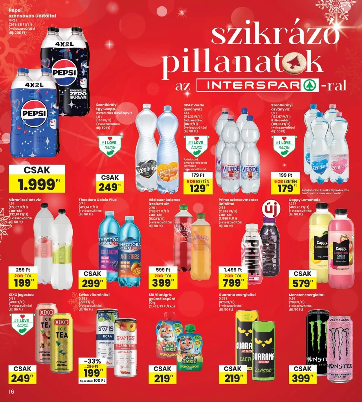 Interspar akciós újság 12.18–12.27 – 16. oldal