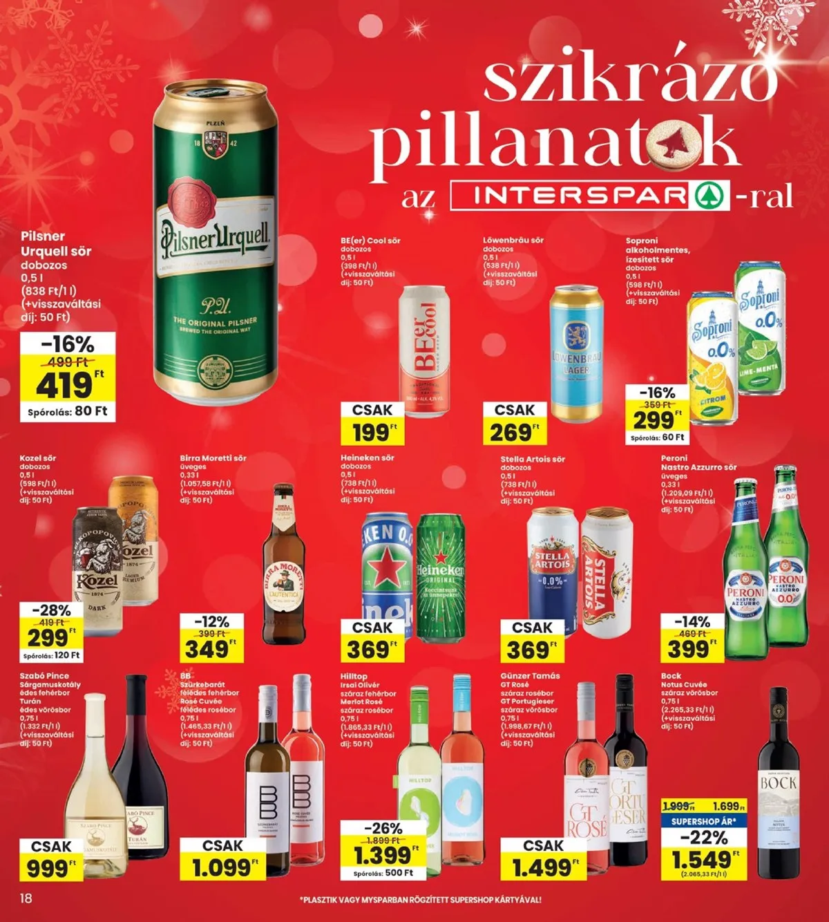 Interspar akciós újság 12.18–12.27 – 18. oldal