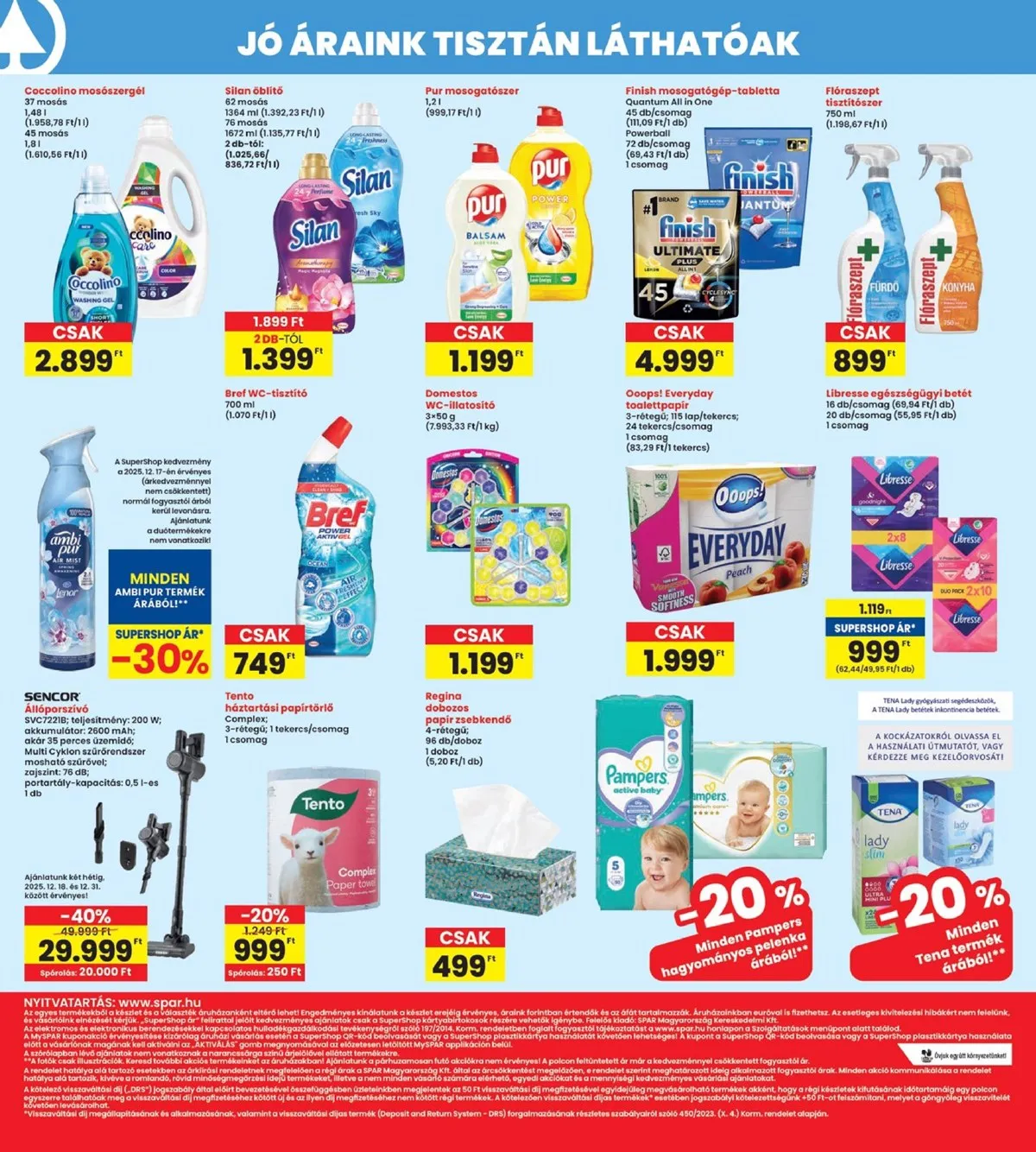 Interspar akciós újság 12.18–12.27 – 20. oldal