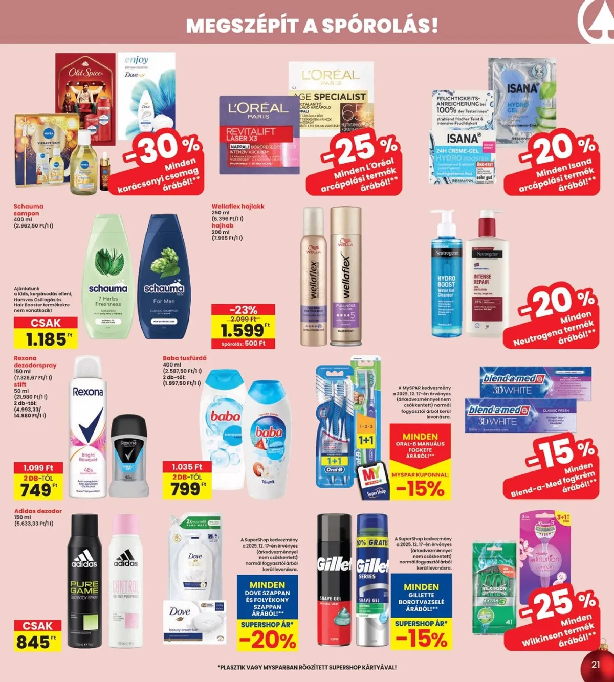 Interspar akciós újság 12.18–12.27 – 21. oldal
