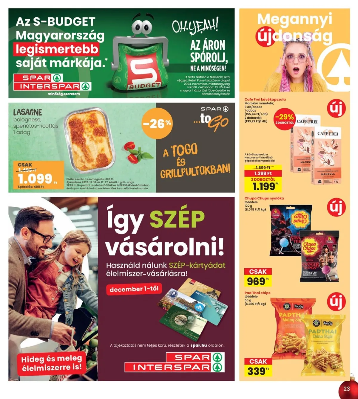 Interspar akciós újság 12.18–12.27 – 23. oldal