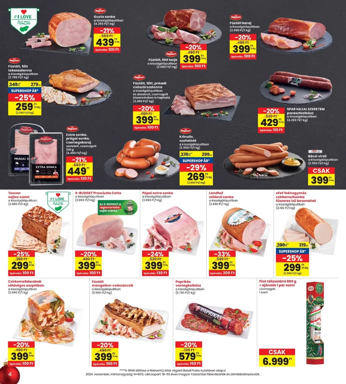 Interspar akciós újság 12.18–12.27 – 4. oldal