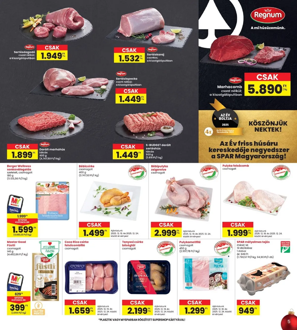 Interspar akciós újság 12.18–12.27 – 5. oldal