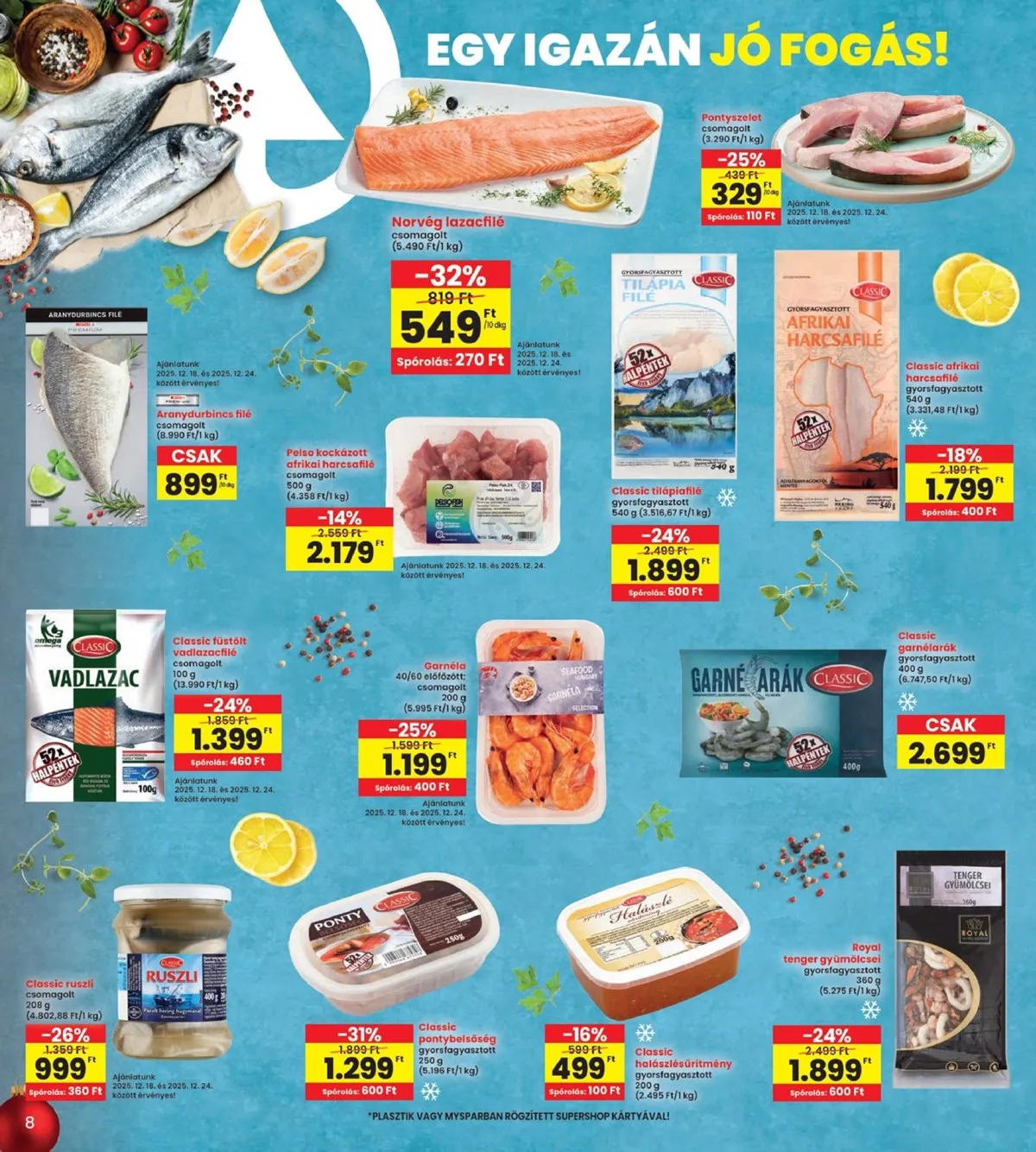 Interspar akciós újság 12.18–12.27 – 8. oldal