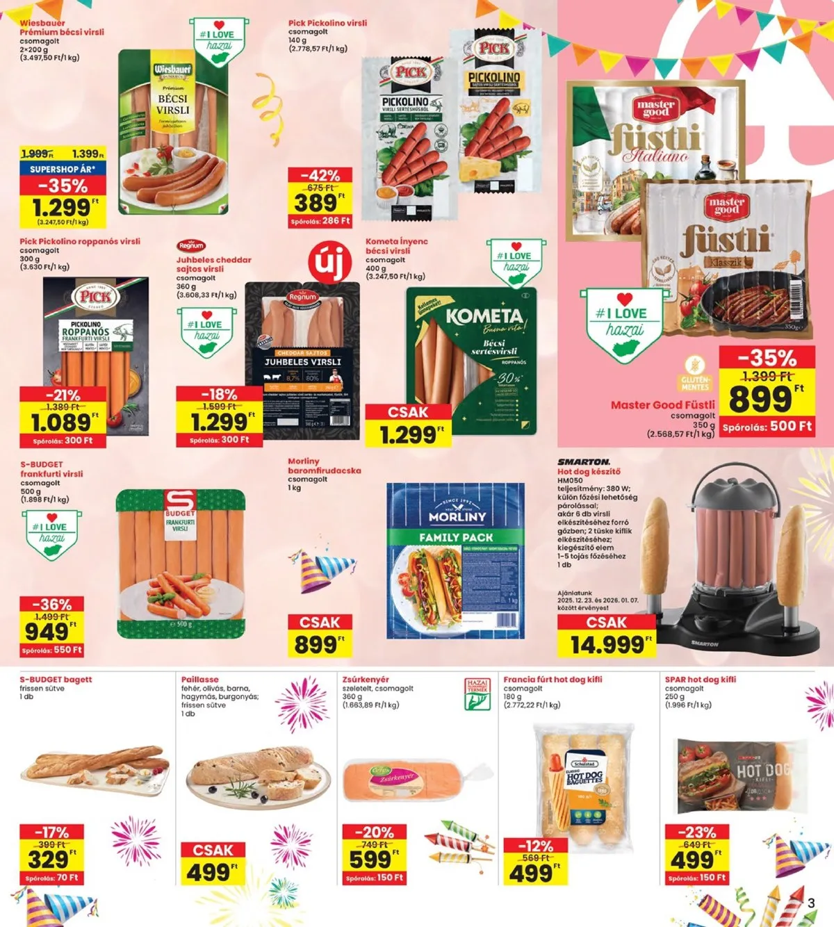 Interspar akciós újság 12.23–01.02 – 3. oldal
