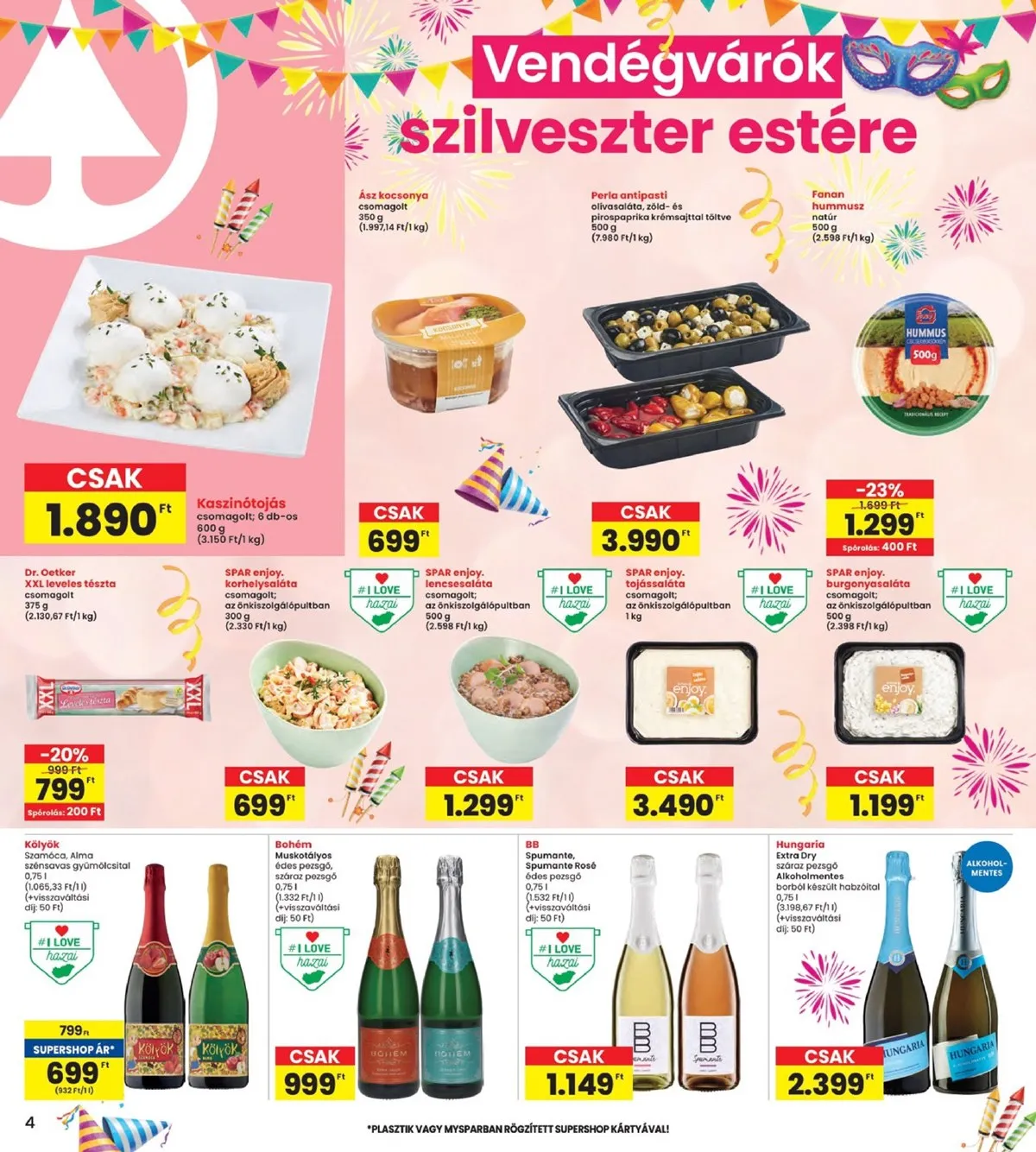 Interspar akciós újság 12.23–01.02 – 4. oldal