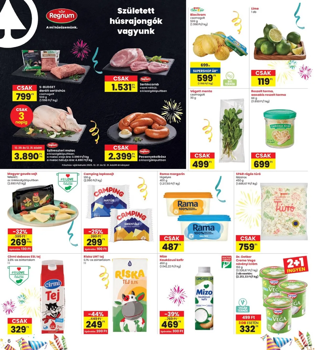 Interspar akciós újság 12.23–01.02 – 6. oldal