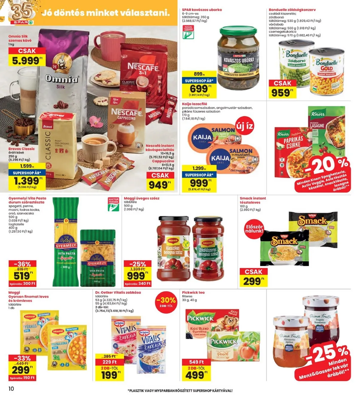 Interspar akciós újság 01.08–01.14 – 10. oldal
