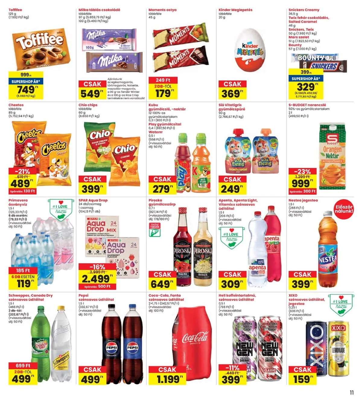 Interspar akciós újság 01.08–01.14 – 11. oldal