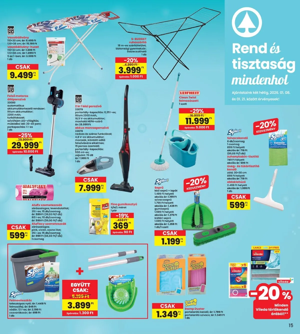Interspar akciós újság 01.08–01.14 – 15. oldal